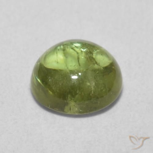 Turmalina Verde Vivo Claro Natural 1.13ct, Redondo, Transparente