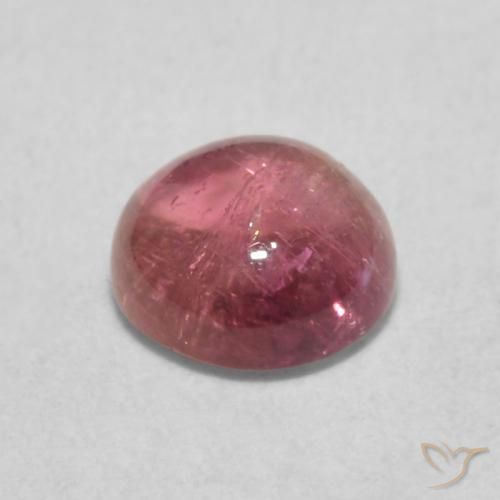 Turmalina rosa médio Natural 1.00ct, Redondo, Transparente