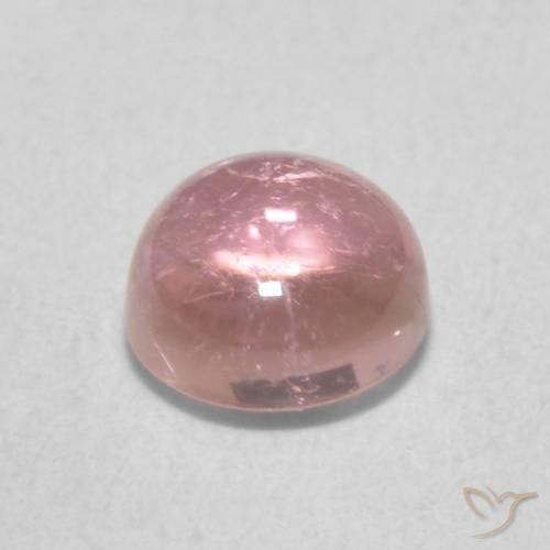 Turmalina Rosa chiclete Natural 1.03ct, Redondo, Transparente