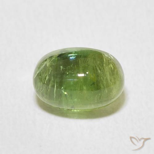 1.81ct Natural verde vivo Turmalina, oval, Transparente