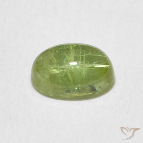 Turmalina Verde Vivo Claro Natural 1.57ct, oval, Transparente