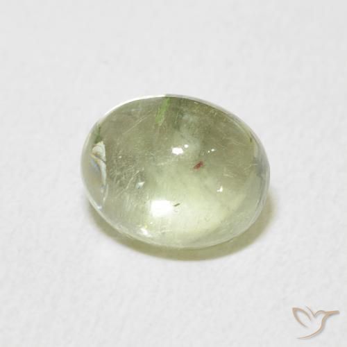 Turmalina Verde acinzentado Natural 1.64ct, oval, Transparente