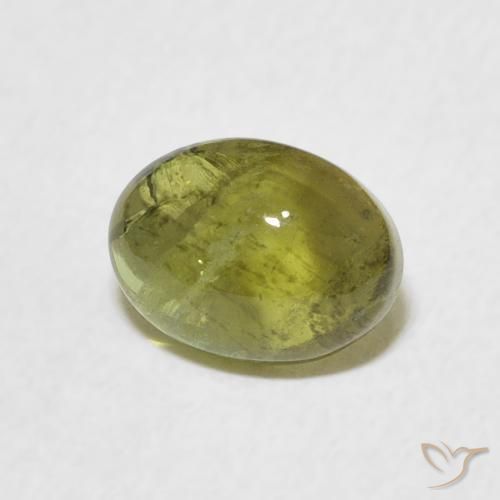 Turmalina Verde médio Natural 1.37ct, oval, Transparente