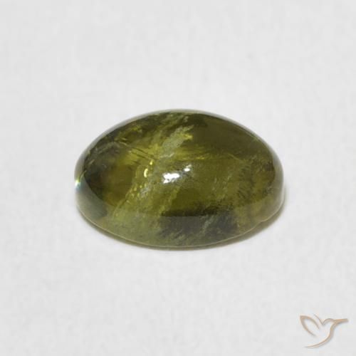 Turmalina Verde médio Natural 1.37ct, oval, Transparente