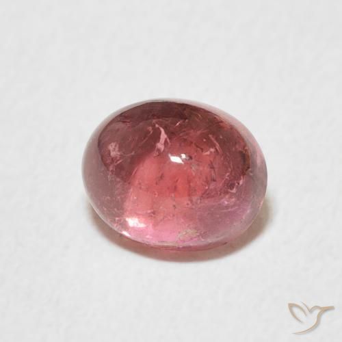 Turmalina Rosa escuro Natural 1.61ct, oval, Transparente