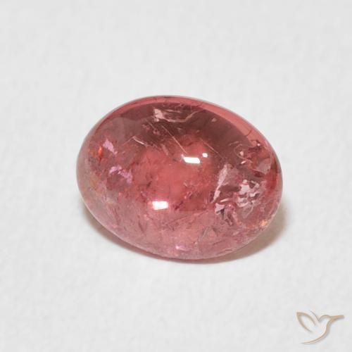 Turmalina Rosa escuro Natural 1.26ct, oval, Transparente