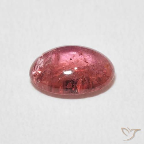 Turmalina Rosa escuro Natural 1.26ct, oval, Transparente