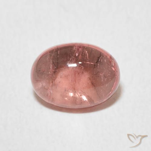 1.48ct Natural rosa rosa Turmalina, oval, Transparente