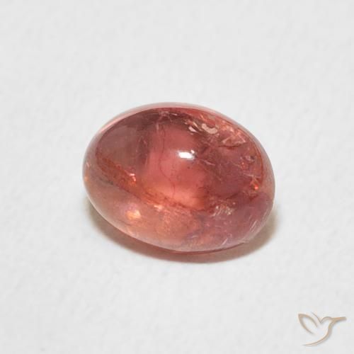 Turmalina Intense Reddish Pink Natural 1.25ct, oval, Transparente