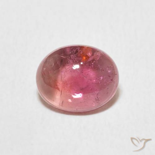 1.13ct Natural Light Merlot Red Turmalina, oval, Transparente