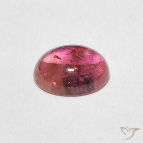 Turmalina Light Merlot Red Natural 1.13ct, oval, Transparente
