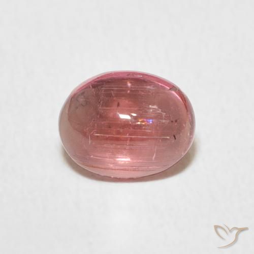 0.99ct Natural Luz rosa Turmalina, oval, Transparente