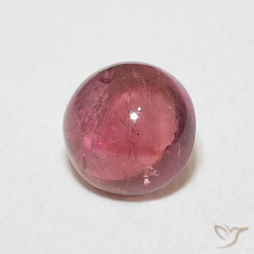 Turmalina ponche de frutas vermelhas Natural 0.91ct, Redondo, Transparente