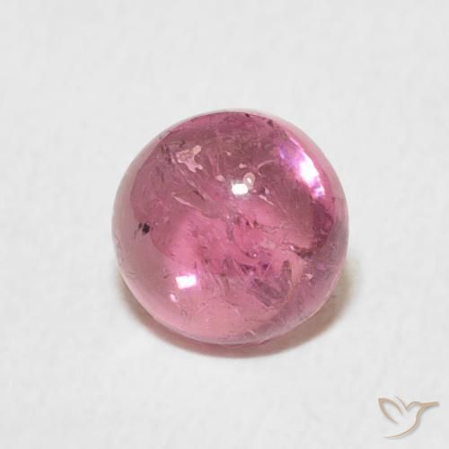 Turmalina ponche de frutas vermelhas Natural 1.01ct, Redondo, Transparente