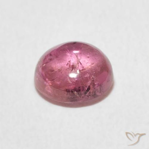 Turmalina ponche de frutas vermelhas Natural 1.01ct, Redondo, Transparente