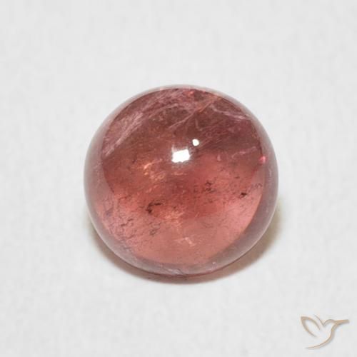 1.07ct Natural rosa médio Turmalina, Redondo, Transparente
