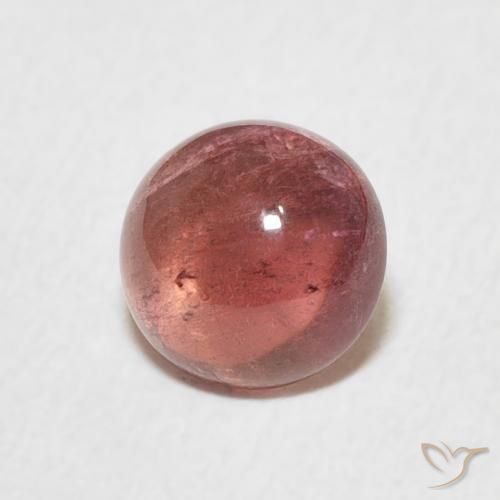 Turmalina rosa médio Natural 1.07ct, Redondo, Transparente
