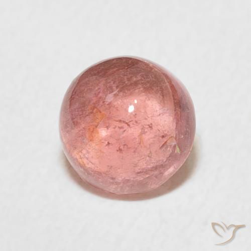 Turmalina rosa médio Natural 1.29ct, Redondo, Transparente