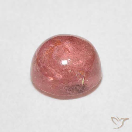 Turmalina rosa médio Natural 1.29ct, Redondo, Transparente