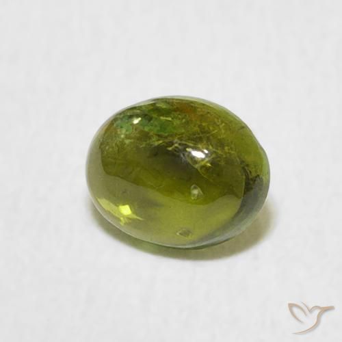 Turmalina Verde médio Natural 0.73ct, oval, Transparente