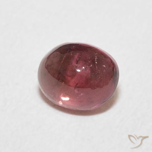 Turmalina Rosa escuro Natural 0.77ct, oval, Transparente