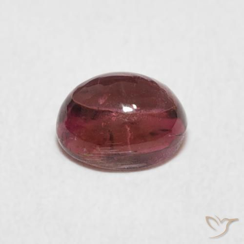Turmalina Rosa escuro Natural 0.77ct, oval, Transparente