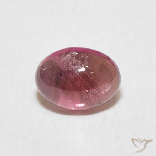 0.71ct Natural Rosa Alaranjado Turmalina, oval, Transparente