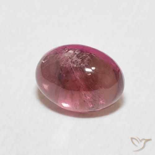 Turmalina Rosa Alaranjado Natural 0.71ct, oval, Transparente