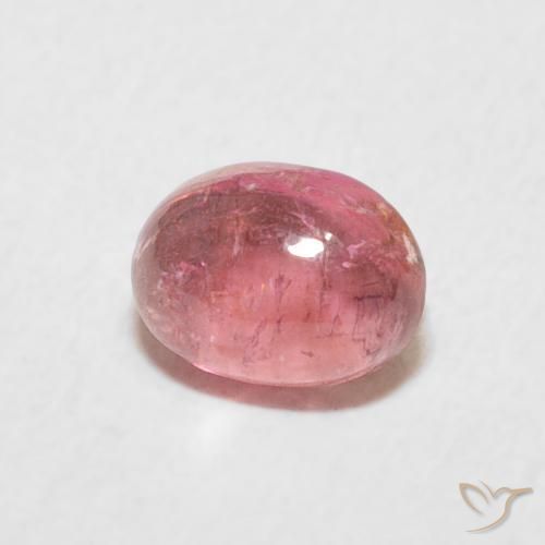 Turmalina Rosa chiclete Natural 0.80ct, oval, Transparente