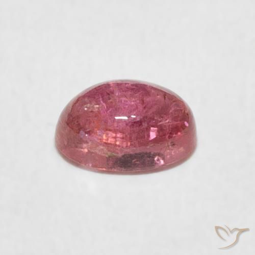Turmalina Rosa chiclete Natural 0.80ct, oval, Transparente