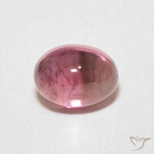 0.82ct Natural Rosa chiclete Turmalina, oval, Transparente