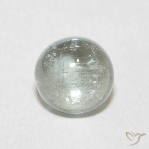 1.40ct Natural Verde Musgo Turmalina, Redondo, Transparente