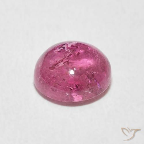 Turmalina roxo médio Natural 1.45ct, Redondo, Transparente
