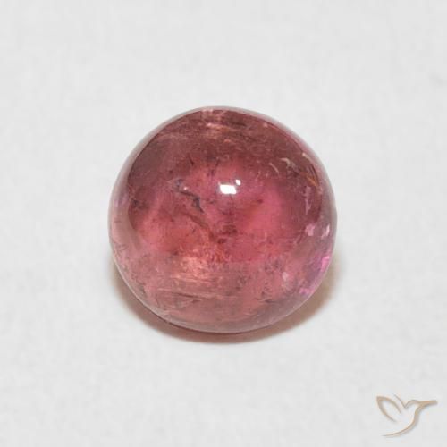 1.13ct Natural ponche de frutas vermelhas Turmalina, Redondo, Transparente