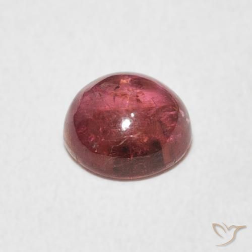 Turmalina ponche de frutas vermelhas Natural 1.13ct, Redondo, Transparente