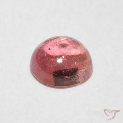 Turmalina rosa médio Natural 0.89ct, Redondo, Transparente
