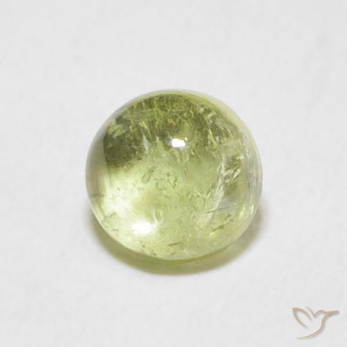 Turmalina Luz verde Natural 1.17ct, Redondo, Transparente
