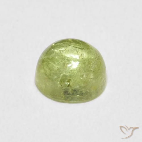 Turmalina Luz verde Natural 1.17ct, Redondo, Transparente