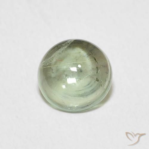 0.78ct Natural Verde Avelã Claro Turmalina, Redondo, Transparente