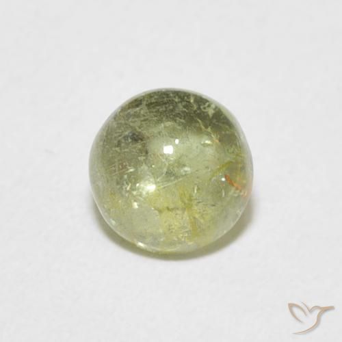 Turmalina Terra Verde Natural 0.97ct, Redondo, Transparente