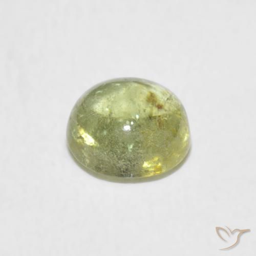 Turmalina Terra Verde Natural 0.97ct, Redondo, Transparente