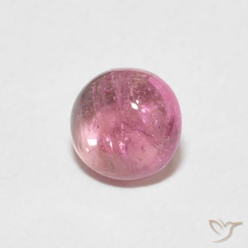 Turmalina Medium Light-Pink Natural 0.73ct, Redondo, Transparente