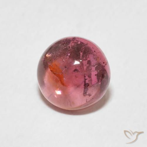 Turmalina rosa médio Natural 1.00ct, Redondo, Transparente