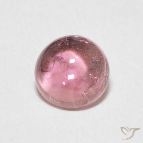 1.03ct Natural Luz rosa Turmalina, Redondo, Transparente