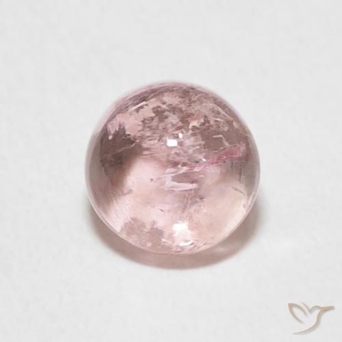 1.20ct Natural rosa médio Turmalina, Redondo, Transparente