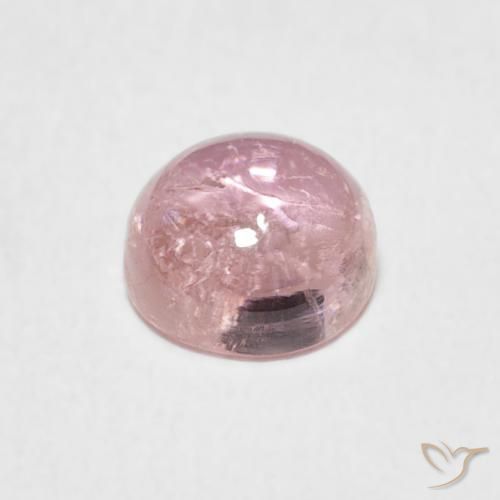 Turmalina rosa médio Natural 1.20ct, Redondo, Transparente