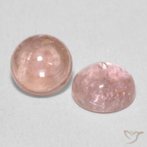 Pedras preciosas de Turmalina rosa rosa natural de 1.97 ct, Redondo, Transparente