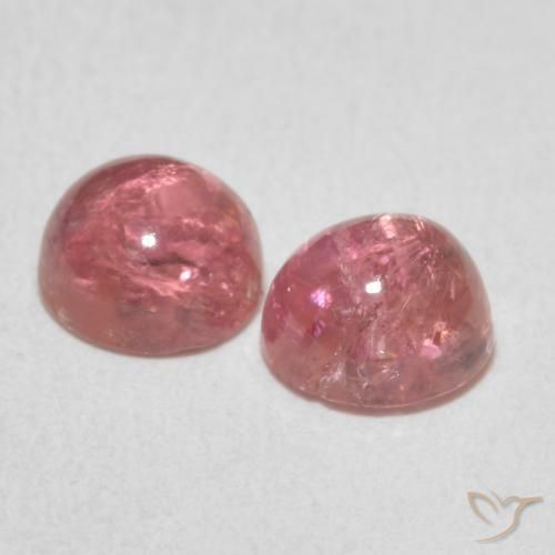 Pedras preciosas de Turmalina Laranja Rosa natural de 2.04 ct, Redondo, Transparente