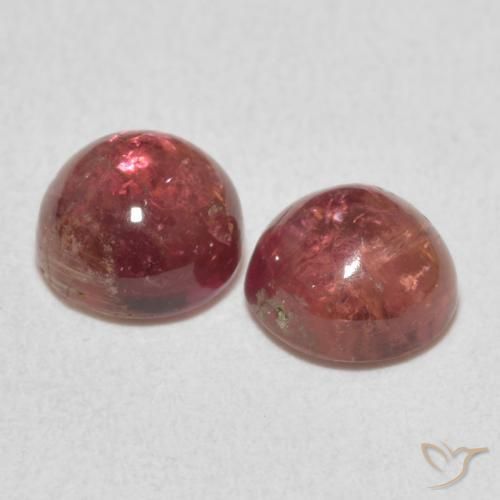 Pedras preciosas de Turmalina rosa médio natural de 2.14 ct, Redondo, Translúcido