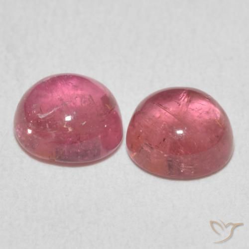 Pedras preciosas de Turmalina Tom rosa quente natural de 2.30 ct, Redondo, Transparente